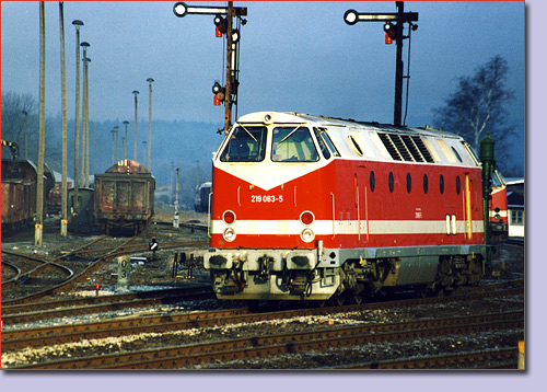Baureihe BR 219; Eisfeld; Diesellok