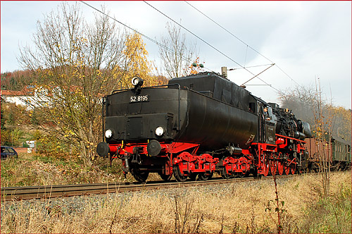 Dampflok Baureihe 52 in Rödental