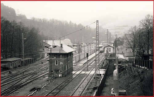 Der Bahnhof Probstzella 1990