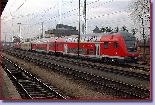 Messzug Dosto Steuerwagen Lichtenfels Bahnhof